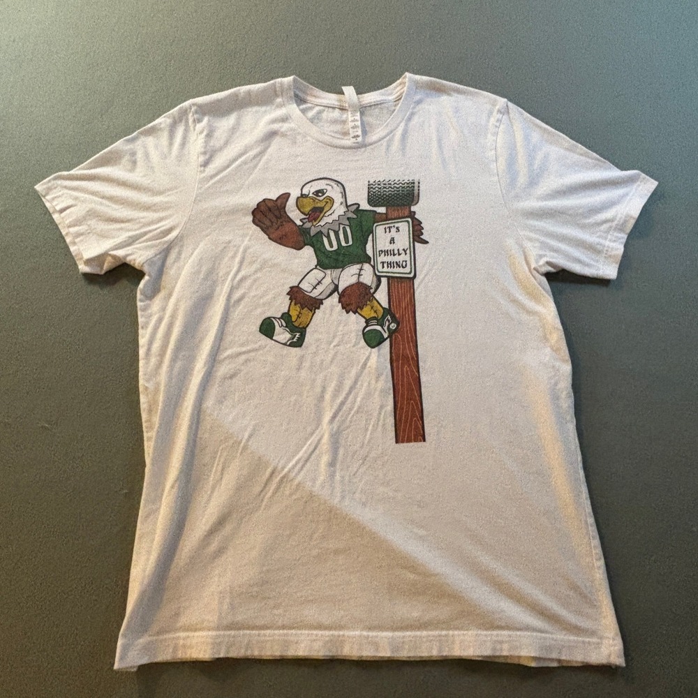 Bella Canvas It's A Philly Thing Philadelphia Eagles Mascot T Shirt Mens XL NFL